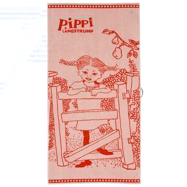 Badlakan 70x140 Röd Pippi Pippi Långstrump - badkläder & uv-kläder Badlakan 70x140 Röd Pippi Pippi Långstrump - badkläder & uv-kläder