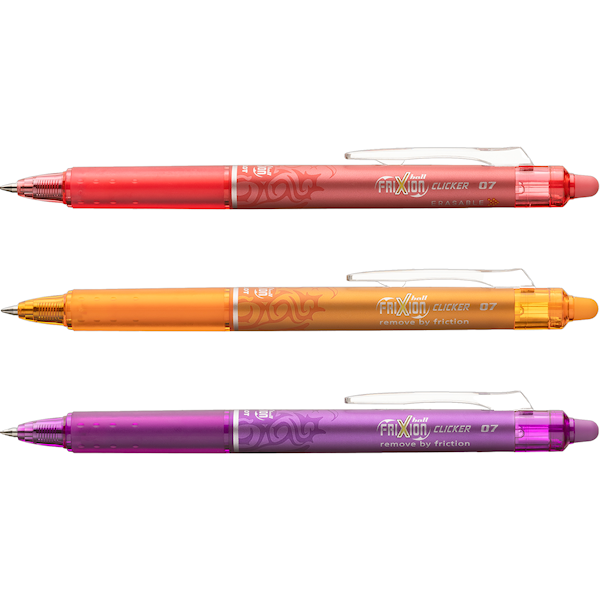 Pilot - FriXion Clicker 0.7– (Pack of 3)