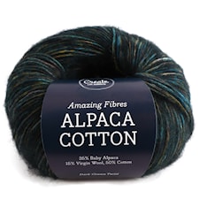 Adlibris Alpaca Cotton 50g Dark Green Twist A697