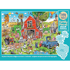 Pussel Den Livliga Bongården 350 bitar, Cobble Hill