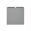 Vægkalender 2023 Hello Grey Design Letters