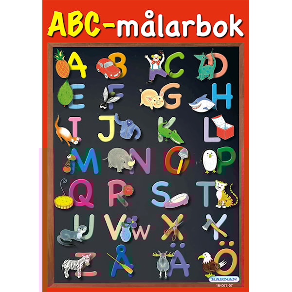 Målarbok ABC Kärnan