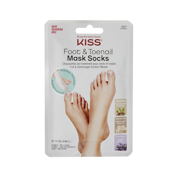 KISS Foot & Toe Nail Mask Gloves
