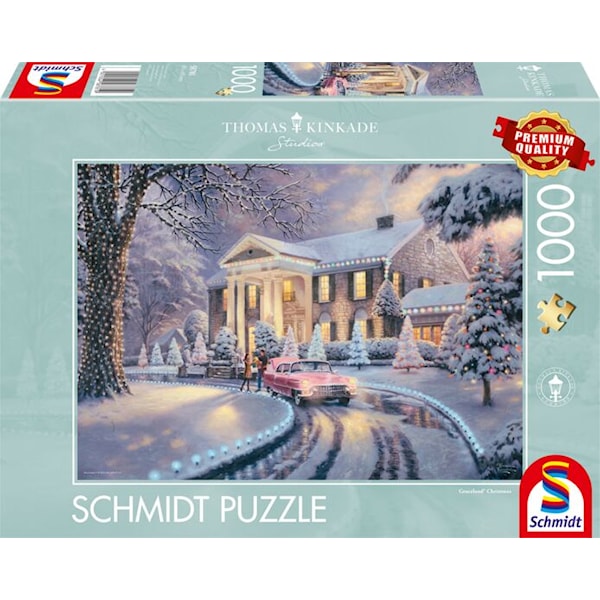 Graceland Christmas Thomas Kinkade Puslespill 1000 brikker, Schmidt