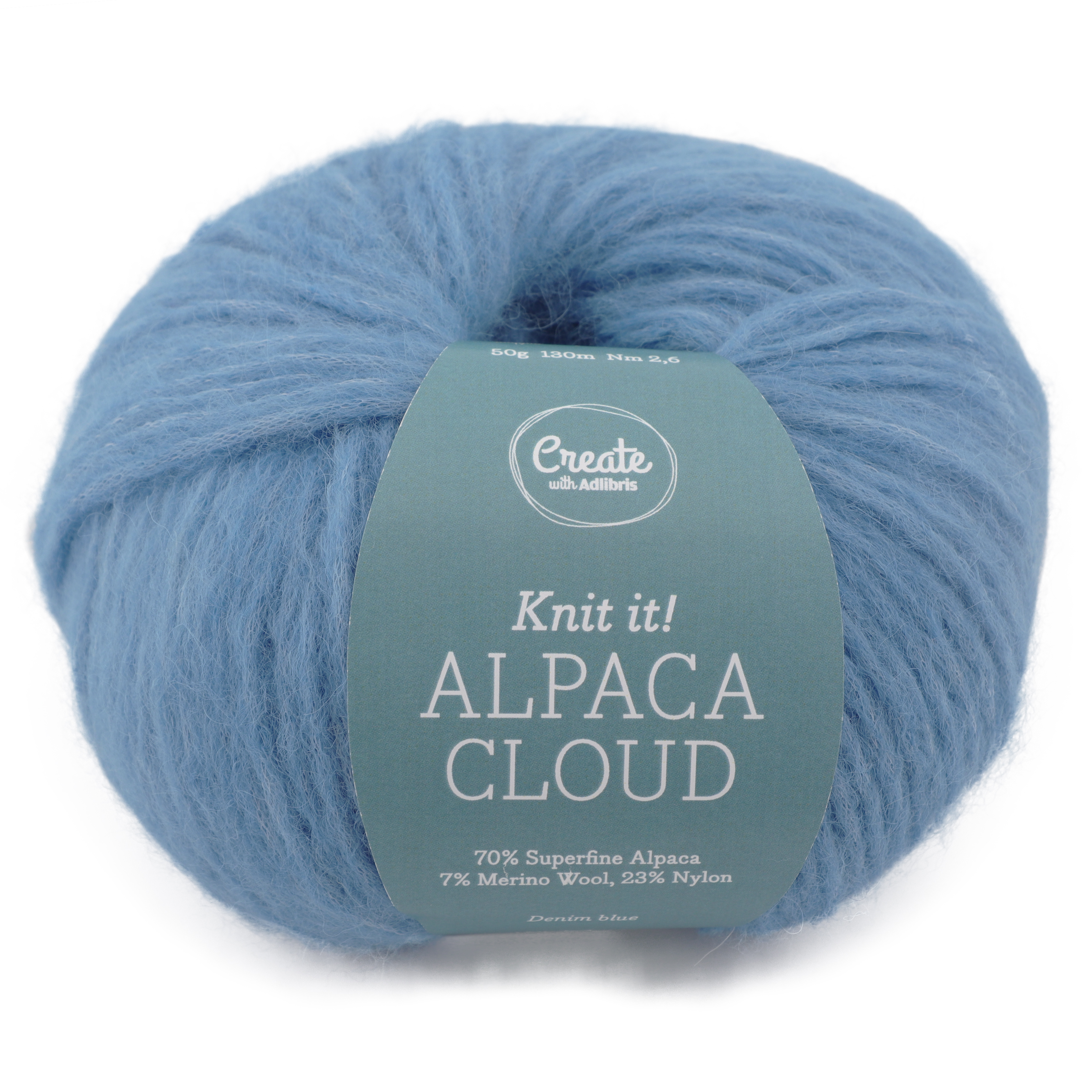 Alpaca Cloud 50 G Adlibris (denim Blue, Cream-white+ 17 Muuta Väriä ...