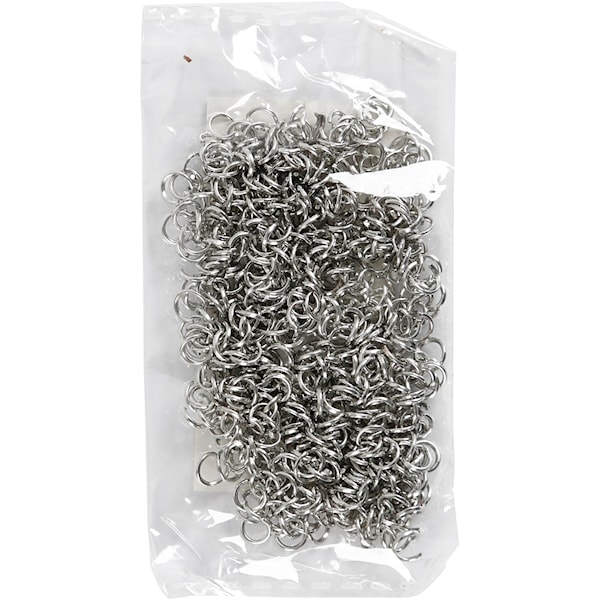 O-ring, str. 4,4 mm, tykkelse 0,7 mm, forsølvet, 500 stk./ 1 pk.