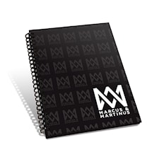 Anteckningsbok A5, Linjerat, Logo, Marcus & Martinus