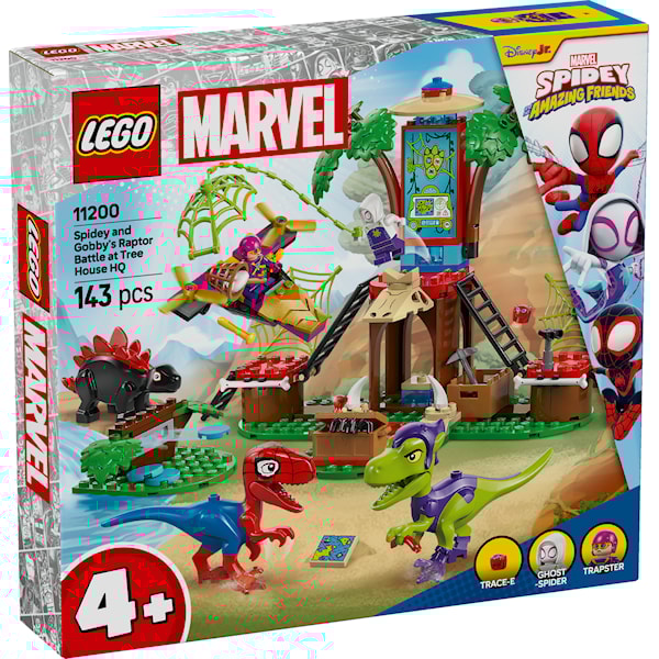 LEGO Super Heroes Marvel 11200 Spidey og Gobbys raptorkamp ved hovedkvarteret i treet