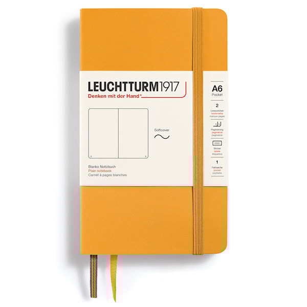 Notatbok A6 Soft Ulinjert Rising Sun Leuchtturm 1917