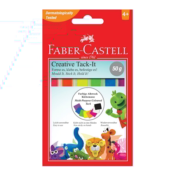 Heftemasse Farget Tack-it Creative 50g Faber Castell