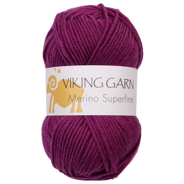 Viking of Norway Merino Superfine Garn Merinoull 50g Ljung 669