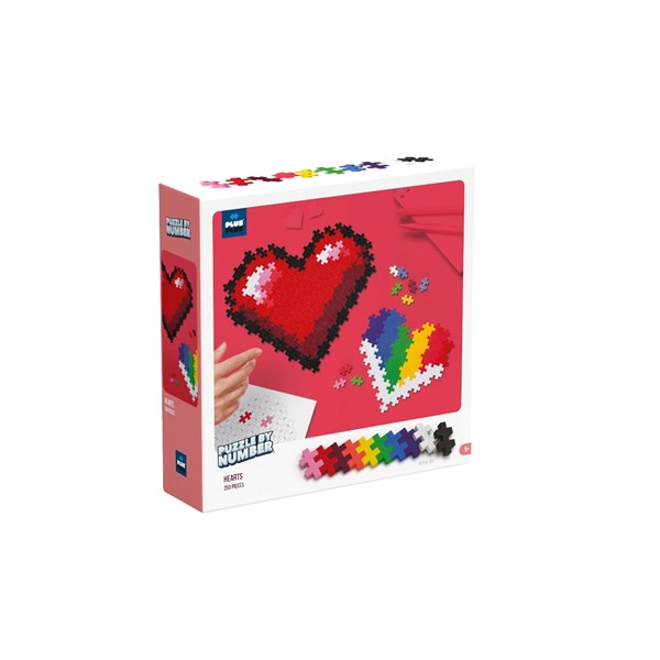 Puzzle By Number Hearts 250 palaa Plus-Plus, online | Adlibris verkkokauppa  – Laaja valikoima ja edulliset hinnat