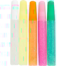 Glitterlim pastellfärger 5-pack