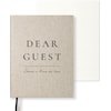 Guest book Large 25.5 x 20 cm Rough Linen Paperstyle