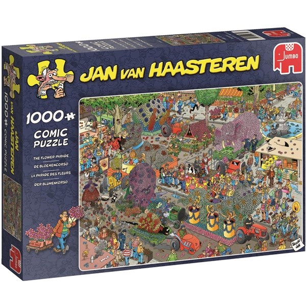 Jan van Haasteren, Flower Parade, Pussel, 1000 bitar