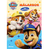Målarbok Paw Patrol med klistermärken Kärnan