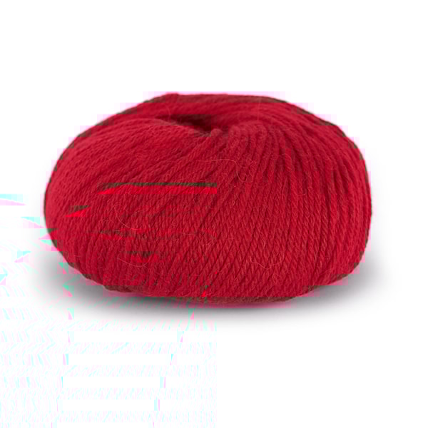 Du store Alpakka Mini Sterk Garn Ullmix 50 g Rød 828