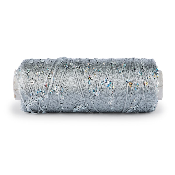 Du Store Alpakka Bling Effekttråd 50 g Grå 3004