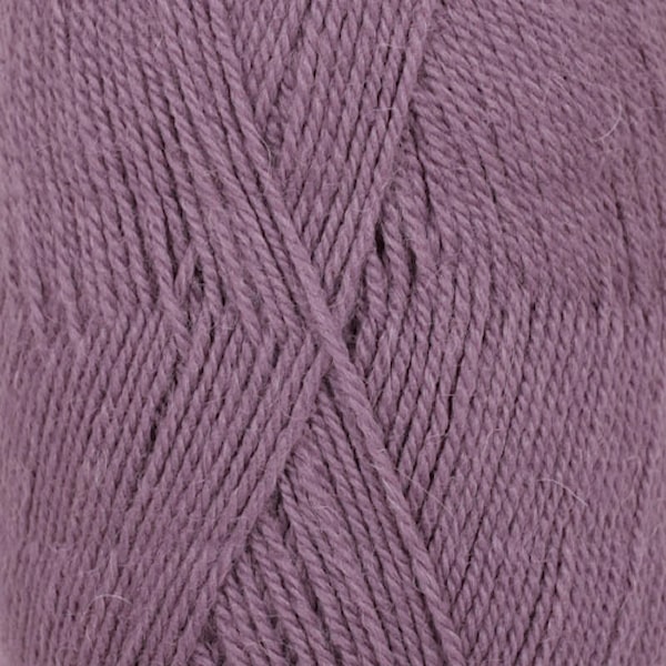 Drops Flora Uni Colour Garn Ullmix 50g Amethyst 09