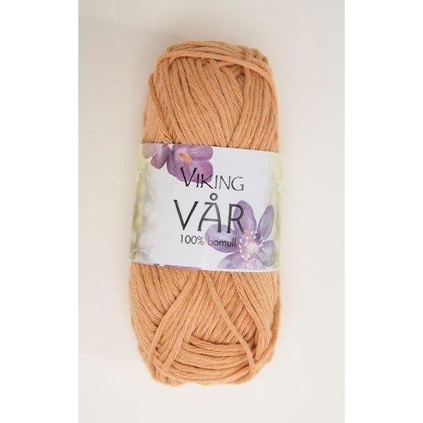 Viking of Norway Vår Garn Bomull 50g Ockragul 445