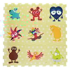 Pusselmatta (9 bitar) Babblarna