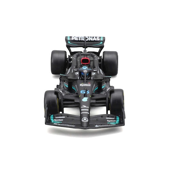 Bburago Mercedes W14 Formula 1 Racerbil Hamilton 2023 1:43 -  Biler - Plast