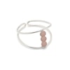Louise Kragh Ring Microdot Silver Desert Sand Matt