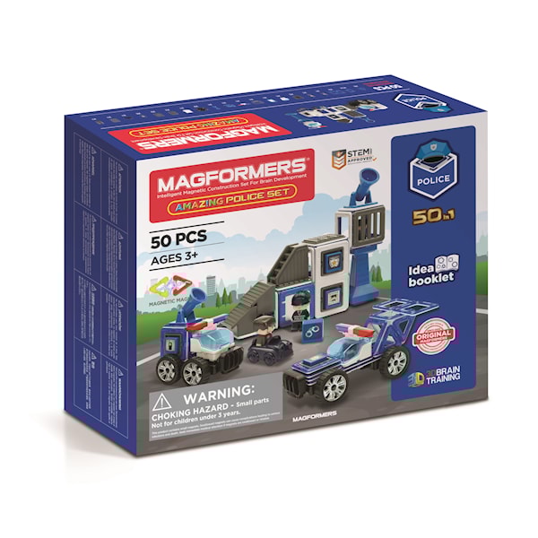 Amazing Police Set 50 deler Magformers