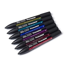 Markerpenna Winsor & Newton ProMarker Set 6 Rich Tones