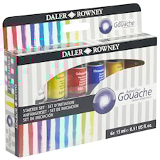Gouachefärg Aquafine 6x15 ml Tuber Daler-Rowney