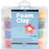 Foam Clay Modellera Pastell Extra Large 8x20 g