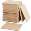 Brikke, str. 10x10 cm, tykkelse 3 mm, MDF, 50stk.