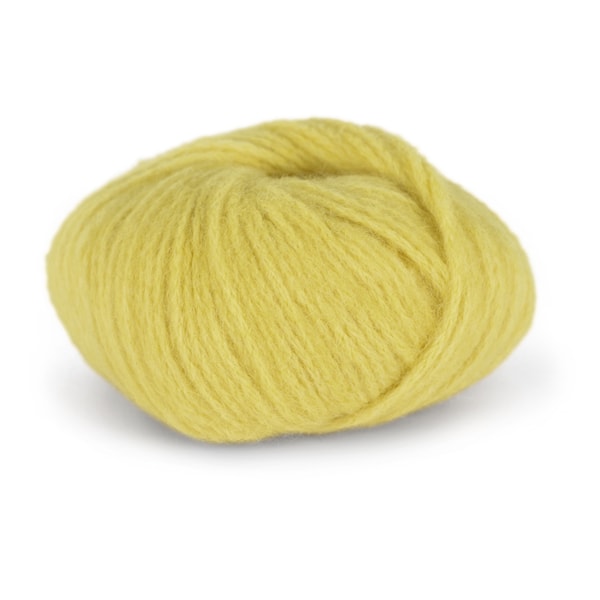 Du Store Alpakka Pus Garn Alpakkamix 50 g Syrlig Gul 4024