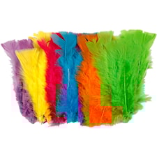 Dun , L: 11-17 cm, ass. farger, 18 bunt/ 1 pk.