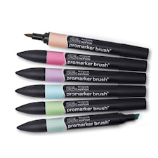 Markerpenna BrushMarker 6 Pastel tones Winsor & Newton