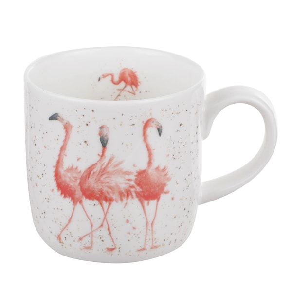 Royal Worchester WD Flamingo Mugg 31 cl Vit