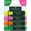Överstrykningspenna Highlighter TL 48 4-pack Faber Castell