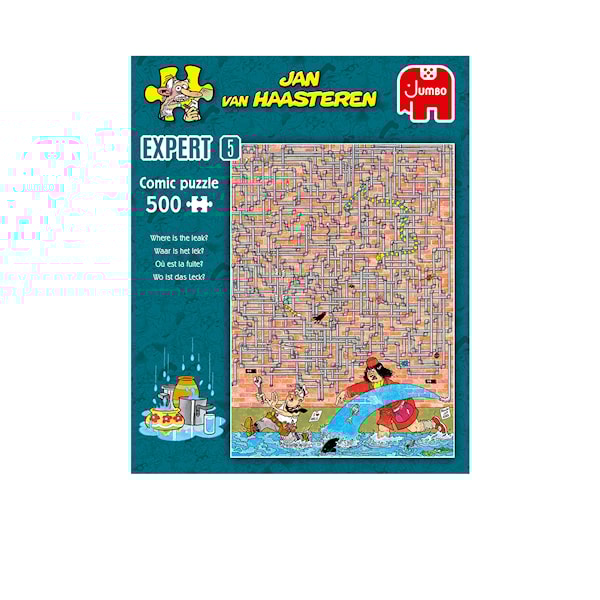 Jan Van Haasteren Expert Where Is The Leak Pussel 500 bitar, Jumbo