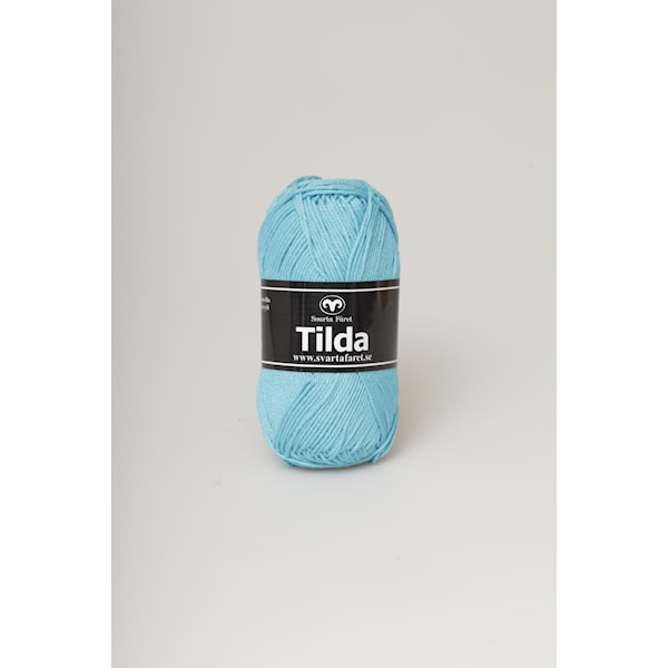 Svarta Fåret Tilda Garn Bomullsmix 50g laguna 89