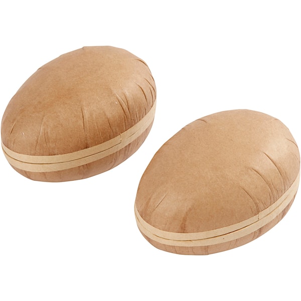 To-delte egg, L: 12 cm, 2 stk./ 1 pk.