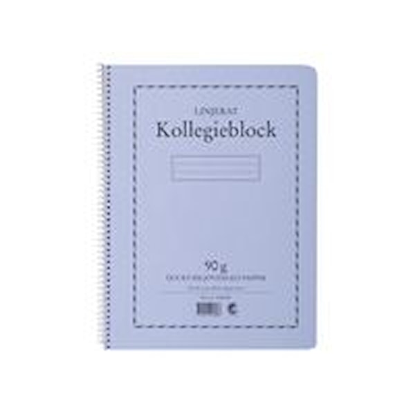Kollegieblock Svanenmärkt A4 Linjerat 90g 70 Blad