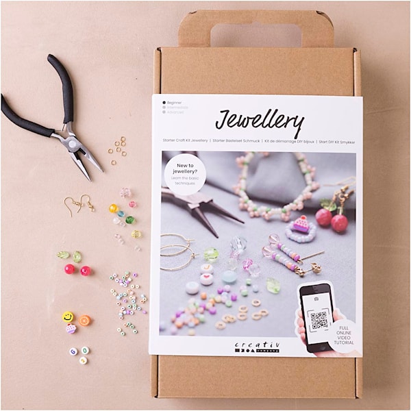Start DIY Kit Smycken Livliga färger, 1 förp.