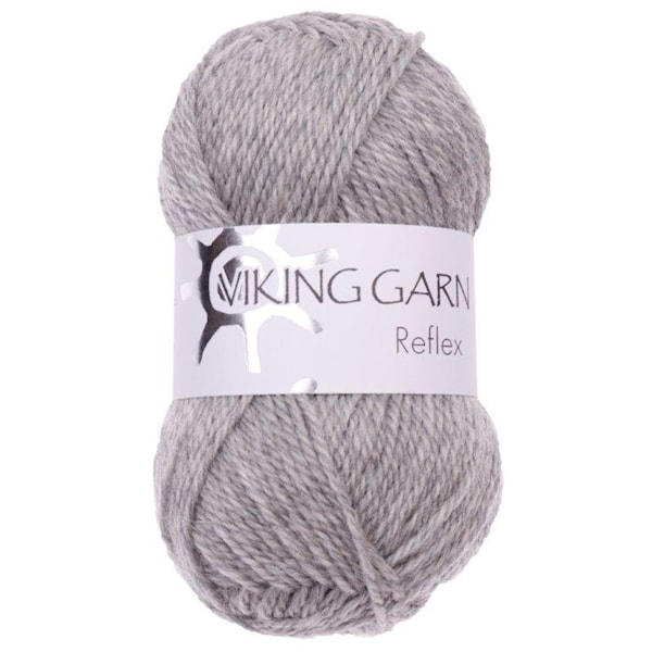 Viking of Norway Reflex Garn Ullmix 50g Ljusgrå 413