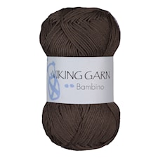 Bambino 50 gr ruskea Viking Garn