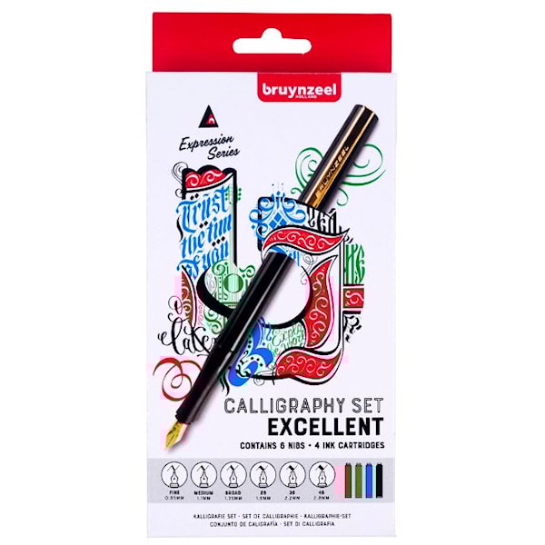 Kalligrafiset 14 delar Bruynzeel