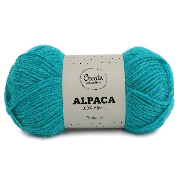 Adlibris Alpakkalanka 50g Turquoise A035