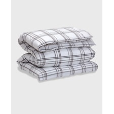 GANT Home Sleek Check Påslakan 100% Bomull 150 x 210 cm Bark Brown
