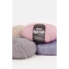 Kid-Silk Uni Color Garn Mohair Silke 25 g Pink Pearl 40 Drops
