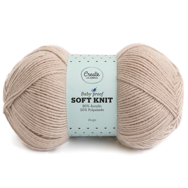 Adlibris Soft Knit 100g Beige A339