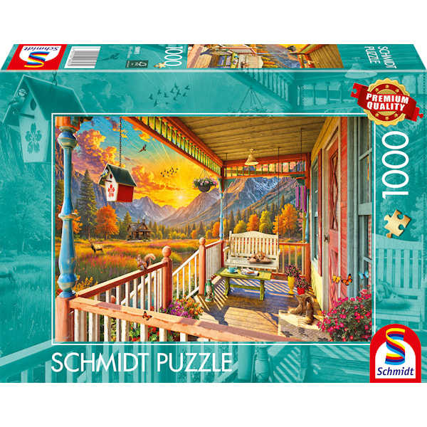 Mountain Veranda Pussel 1000 Bitar Schmidt